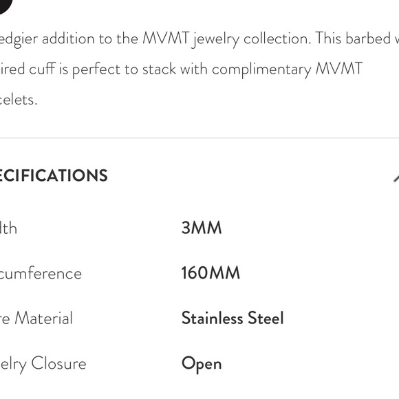 MVMT Set of Bracelets in Rose Gold - Picture 9 of 9